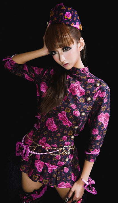 姫Nurse costume -pleats onepiece